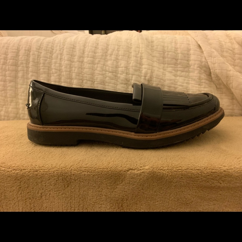 NWOT Collection by Clarks Patent Loafer